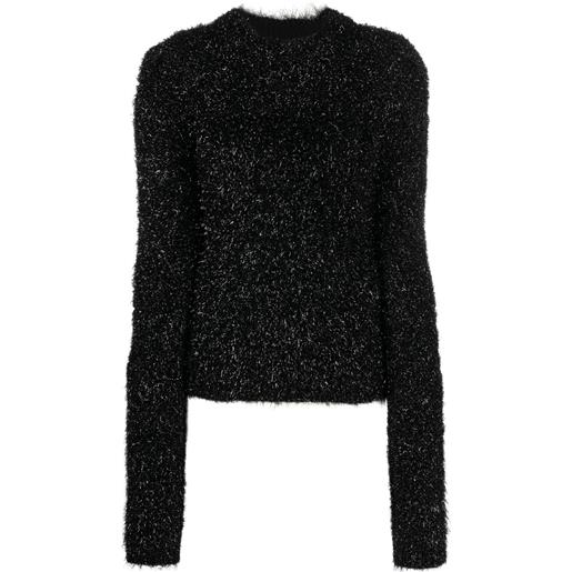 Alberta Ferretti maglione con glitter - nero