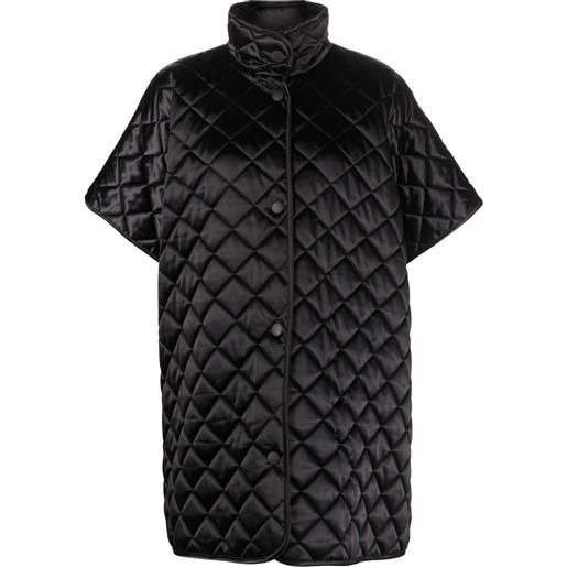 Boutique Moschino cappotto con maniche corte - nero