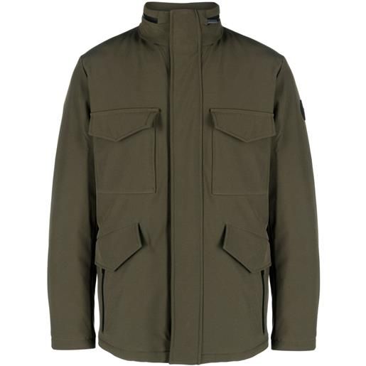 Woolrich giacca leggera con applicazione - verde