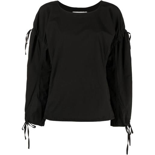 Henrik Vibskov blusa girocollo tapas - nero