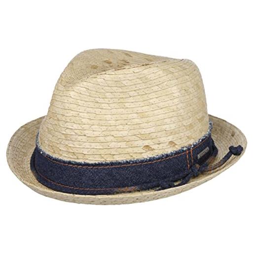 Stetson cappello di paglia tavello palm player donna/uomo - cappelli da spiaggia estivo primavera/estate - l (58-59 cm) natura
