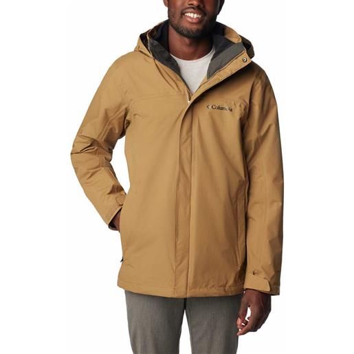 Columbia mission air™ full zip rain jacket marrone 2xl uomo