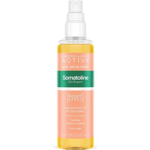 L.MANETTI-H.ROBERTS & C. SpA somatoline skin expert active olio post sport - olio corpo secco rimodellante in spray ideale post allenamento - 125 ml