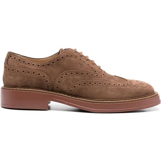 Tod's brogues stringate - marrone