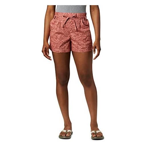 Columbia summer chill shorts, pantaloncini da donna, cedro blush wis, xs