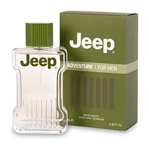 DIAMOND INTERNATIONAL jeep | adventure eau de toilette - profumo uomo jeep, con una fragranza aromatica, legnosa e seducentemente floreale, made in italy, 100 ml
