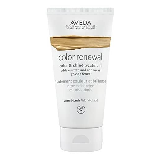 Aveda color renewal color & shine treatment - biondo caldo, 150 ml
