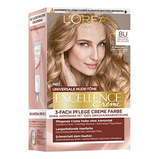 L'Oreal Paris Excellence Universal Nudes - Tinta capelli, senza ammoniaca