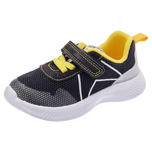 Garvalín 231800, scarpe da ginnastica, nero e giallo, 30 eu