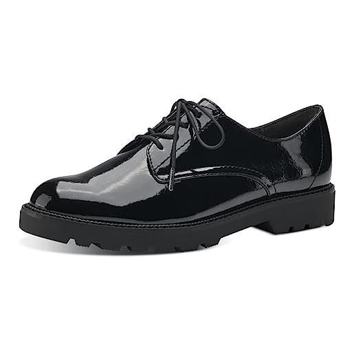 Tamaris donna 1-1-23605-41, oxford, blk brevetto str, 36 eu