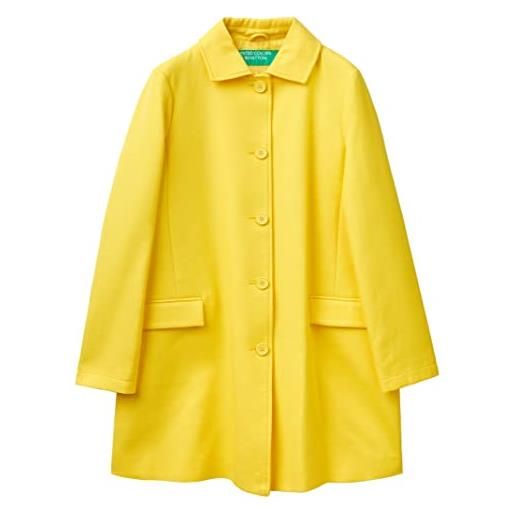 United Colors of Benetton cappotto 2jzadn01z, giallo 25k, 42 donna