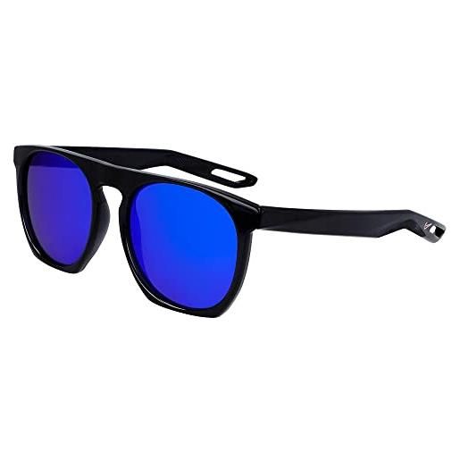 Nike nike flatspot xxii m dv2259, occhiali unisex - adulto, obsidian/ultraviolet mirror, 52