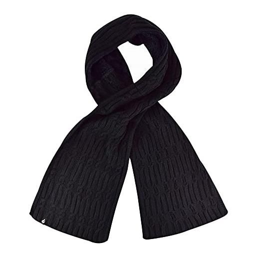 Heat holders - sciarpa termica da donna foderata in pile caldo per l'inverno, nero, taglia unica