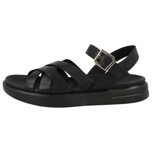 Geox d xand 2s, sandal, black, 39 eu