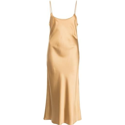 VOZ abito midi lamé - oro
