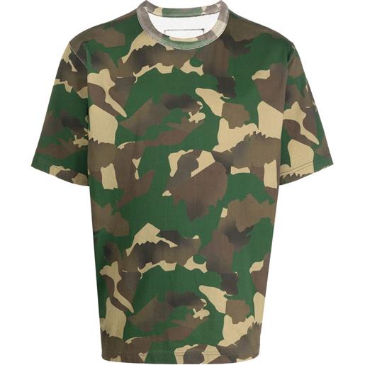 Heron Preston t-shirt con stampa camouflage - verde