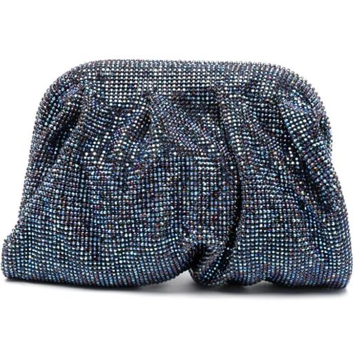 Benedetta Bruzziches cristal-embellished clutch bag - blu