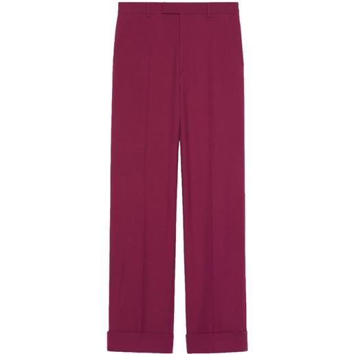 Gucci pantaloni sartoriali - rosso