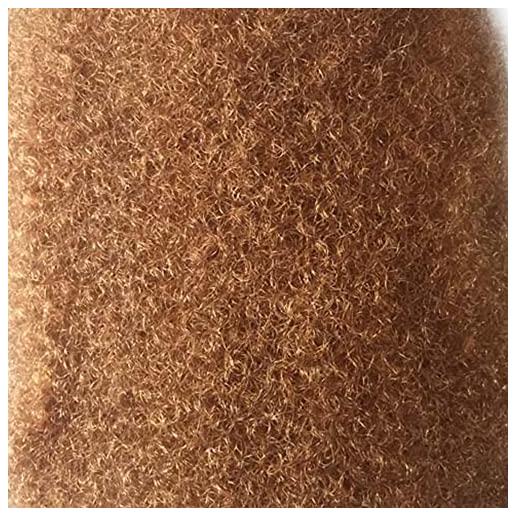 ALCOSLOSY afro kinky bulk capelli umani per fare locs, riparazione dreadlocks, twist braiding, 2 pezzi/pakcge può essere tinto chiaro auburn #33d 30,5 cm