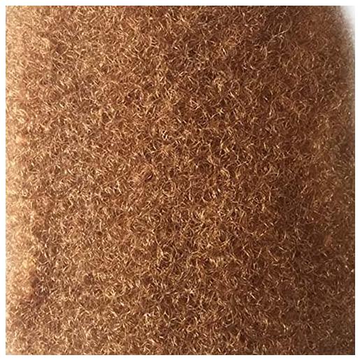 ALCOSLOSY afro kinky bulk capelli umani per fare locs, riparazione dreadlocks, twist braiding, 2 pezzi/pakcge può essere tinto chiaro auburn #33d 40,6 cm