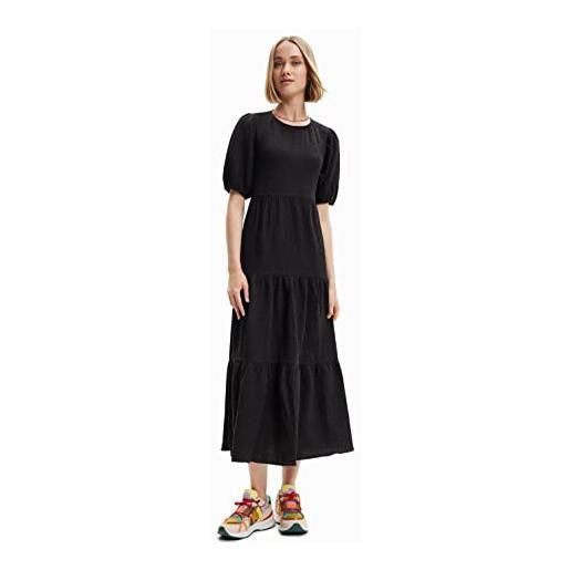 Desigual vest_wend 2000 dress, nero, l donna