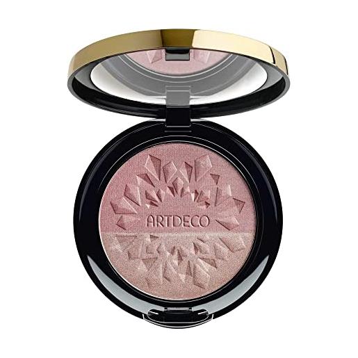 Artdeco glam couture blush - fard bicolore in scatola a specchio glamour, limitato, 1 x 10 g