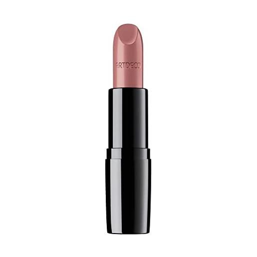 Artdeco perfect color lipstick - rossetto lucido a lunga durata, marrone, arancione, 1 x 4 g