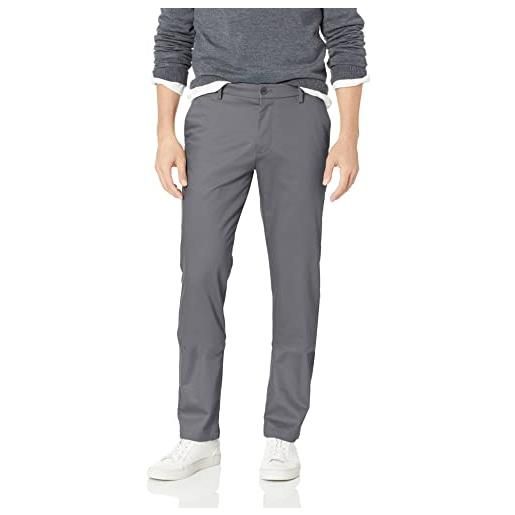 Dockers slim tapered signature 2.0 khaki pants - creaseless, pantaloni casual, uomo, charcoal heather, 32w / 32l