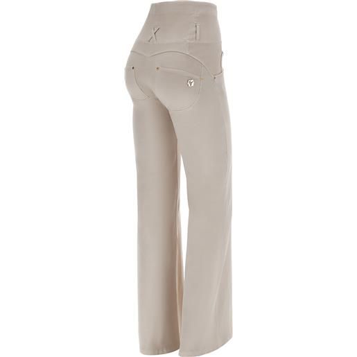 Freddy pantaloni wr. Up® in navetta con vita alta e fondo super flare