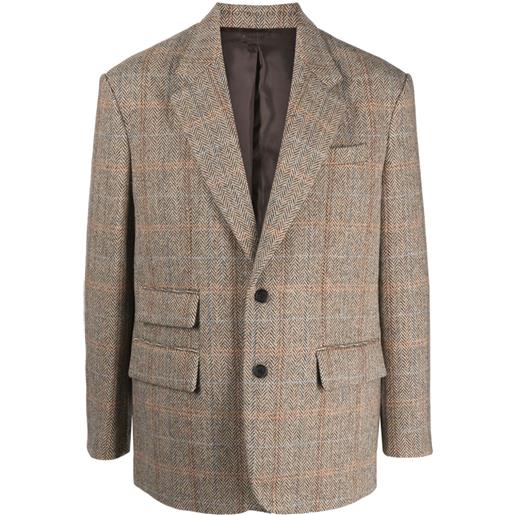 STUDIO TOMBOY blazer harris in tweed - marrone