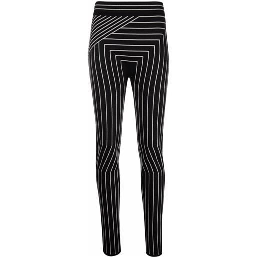 Rick Owens pantaloni con stampa geometrica - nero