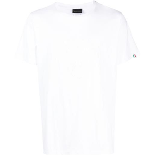 Billionaire t-shirt con ricamo - bianco