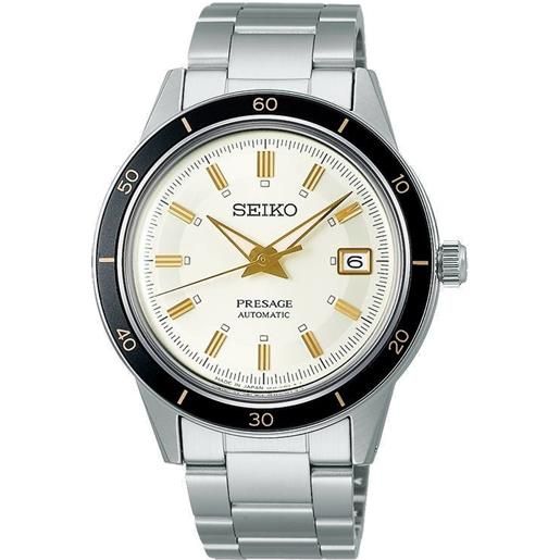 Seiko Watch orologio seiko presage style 60's quadrante bianco con cinturino acciaio