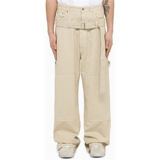 Off-White™ pantalone baggy beige