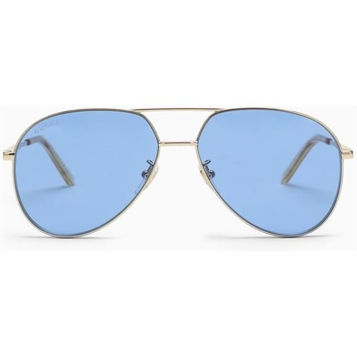 GUCCI occhiali da sole blu aviator