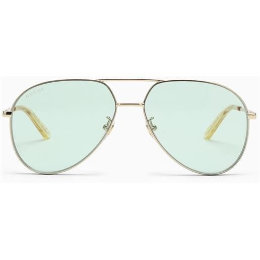 GUCCI occhiali da sole verdi aviator