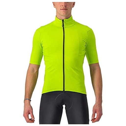 Castelli 4522513 perfetto ros 2 wind jersey giacca uomo electric lime l