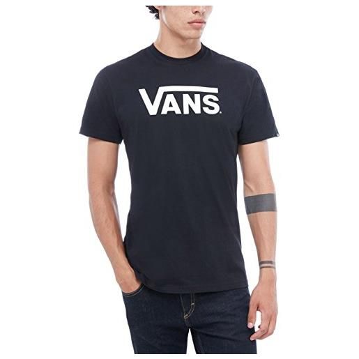 Vans classic, maglietta uomo, white/black, xs, 