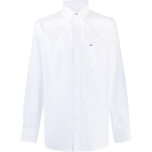 Paul & Shark camicia con applicazione - bianco