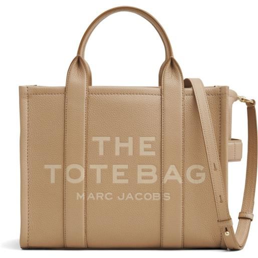 Marc Jacobs borsa tote the leather media - marrone