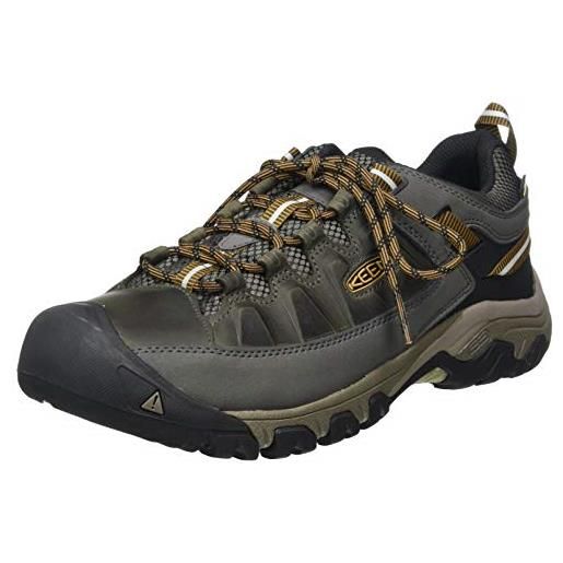 KEEN targhee 3 waterproof, scarpe da escursionismo, uomo, black olive/golden brown, 44.5 eu