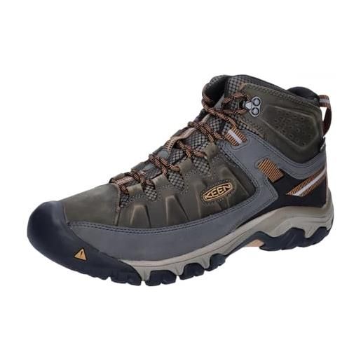 KEEN targhee 3 waterproof, scarpe da escursionismo, uomo, black olive/golden brown, 44 eu