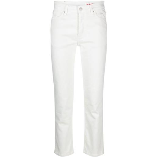 Zadig&Voltaire jeans crop a vita alta - bianco