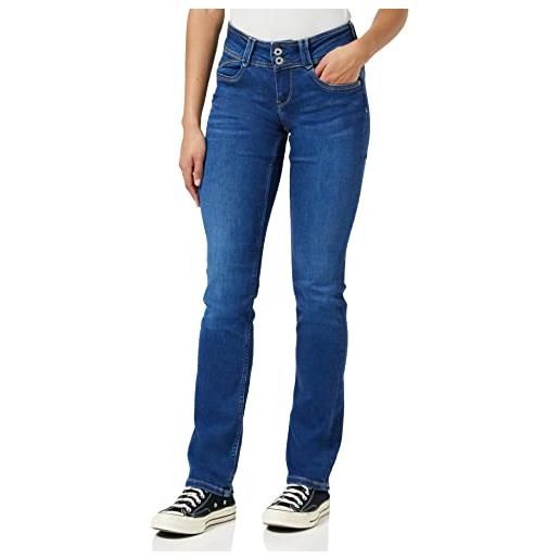 Pepe Jeans new gen, jeans donna, blu (denim-vr9), 32w / 34l