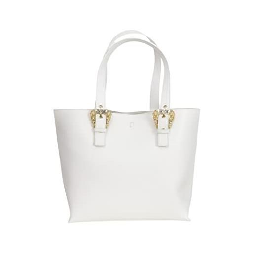 Versace borse donna bianco shopper con fibbie baroque uni