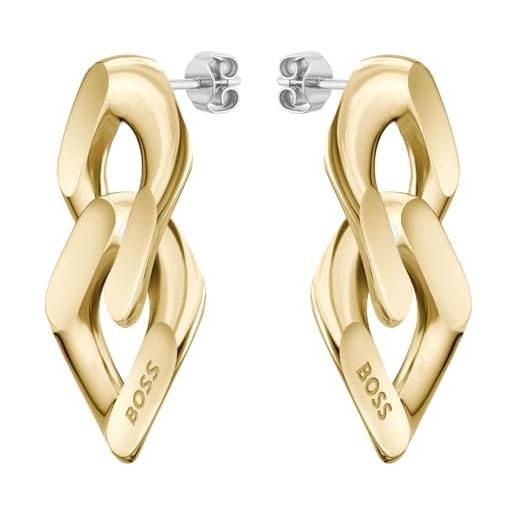 BOSS jewelry orecchini da donna collezione olimpia oro giallo - 1580523