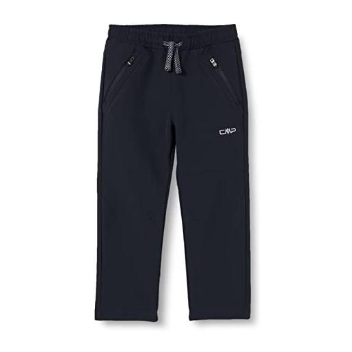 CMP pantalone lungo stretch in gabardina, bambino, antracite, 116, antracite
