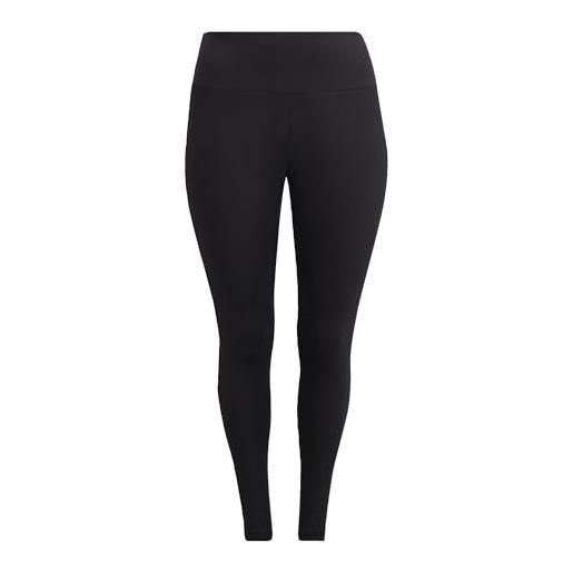 adidas yoga essentials high-waisted leggings, donna, black, 4xl (plus size)