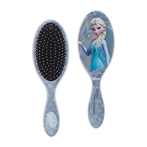 Wet Brush wet. Brush spazzola districante originale disney con setole intelliflex ultra morbide per separare delicatamente i nodi con facilità, Wet Brush detangler is gentle on hair, collezione disney 100, elsa