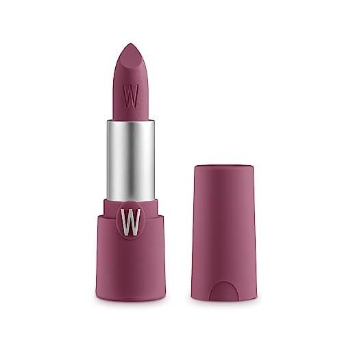 WYCON cosmetics matt icon soft matt lipstick - rossetto matt dal finish vellutato con effetto rimpolpante e levigante - 11 rose gem